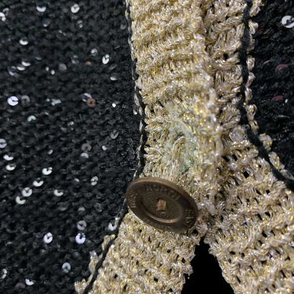 Black Sequined Sweater - Picture 5 of 5